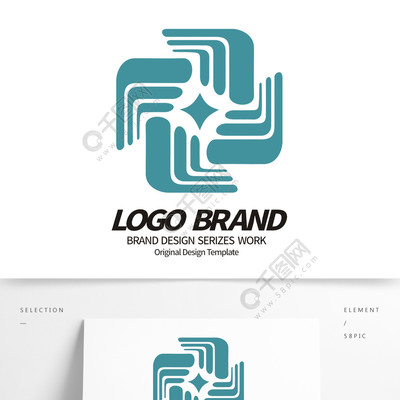 簡約現代藍色線條F字母企業LOGO設計 專業、信賴與未來的視覺象征
